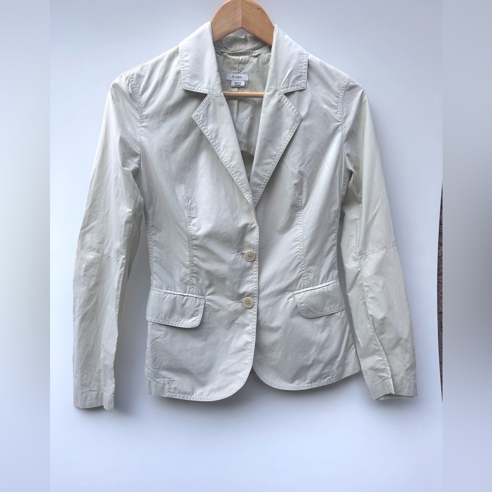 M0851 Tailored beige  blazer jacket sz xxs Small  in Canada